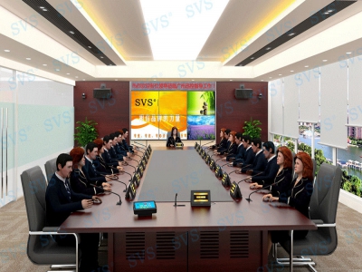 方形會議室效果圖一